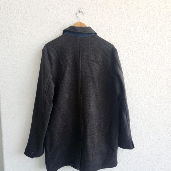 Bonobos Men's The Italian Wool Houndstooth Car Button Up Coat Size M - Picture 3 of 13